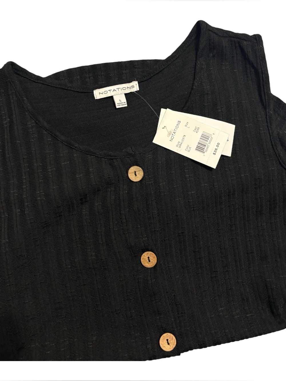 Notations Button Front Tank - Picture 4 of 5